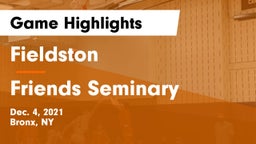 Fieldston  vs Friends Seminary  Game Highlights - Dec. 4, 2021