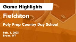 Fieldston  vs Poly Prep Country Day School Game Highlights - Feb. 1, 2023