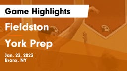 Fieldston  vs York Prep Game Highlights - Jan. 23, 2023