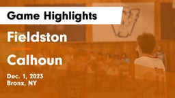 Fieldston  vs Calhoun Game Highlights - Dec. 1, 2023