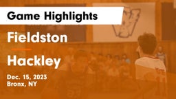 Fieldston  vs Hackley  Game Highlights - Dec. 15, 2023