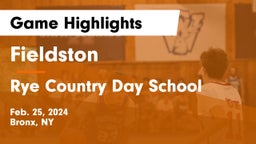 Fieldston  vs Rye Country Day School Game Highlights - Feb. 25, 2024