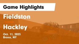 Fieldston  vs Hackley  Game Highlights - Oct. 11, 2023