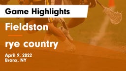 Fieldston  vs rye country Game Highlights - April 9, 2022