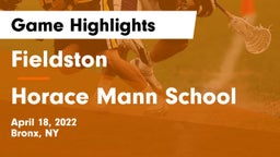 Fieldston  vs Horace Mann School Game Highlights - April 18, 2022