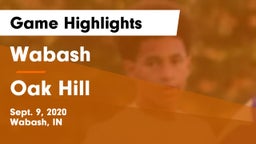 Wabash  vs Oak Hill  Game Highlights - Sept. 9, 2020