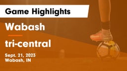 Wabash  vs tri-central Game Highlights - Sept. 21, 2023