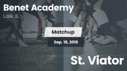Matchup: Benet Academy High vs. St. Viator 2016