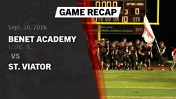 Recap: Benet Academy  vs. St. Viator 2016