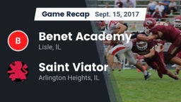 Recap: Benet Academy  vs. Saint Viator  2017