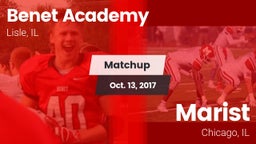 Matchup: Benet Academy High vs. Marist  2017