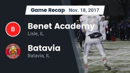 Recap: Benet Academy  vs. Batavia  2017