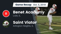Recap: Benet Academy  vs. Saint Viator  2018