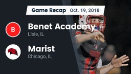 Recap: Benet Academy  vs. Marist  2018