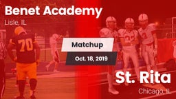 Matchup: Benet Academy High vs. St. Rita  2019