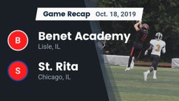 Recap: Benet Academy  vs. St. Rita  2019