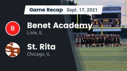 Recap: Benet Academy  vs. St. Rita  2021