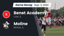 Recap: Benet Academy  vs. Moline  2022