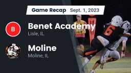 Recap: Benet Academy  vs. Moline  2023