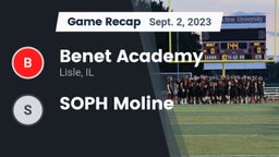 Recap: Benet Academy  vs. SOPH Moline 2023