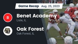 Recap: Benet Academy  vs. Oak Forest  2023