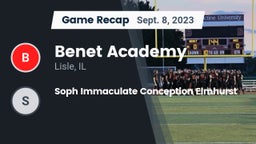 Recap: Benet Academy  vs. Soph Immaculate Conception Elmhurst 2023