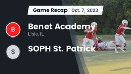Recap: Benet Academy  vs. SOPH St. Patrick 2023