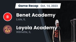 Recap: Benet Academy  vs. Loyola Academy  2023