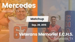 Matchup: Mercedes  vs. Veterans Memorial E.C.H.S. 2016
