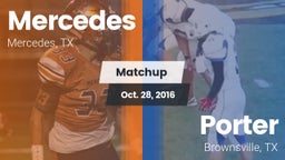 Matchup: Mercedes  vs. Porter  2016