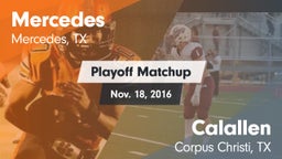Matchup: Mercedes  vs. Calallen  2016
