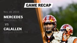 Recap: Mercedes  vs. Calallen  2016