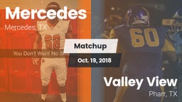Matchup: Mercedes  vs. Valley View  2018