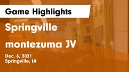 Springville  vs montezuma JV Game Highlights - Dec. 6, 2021