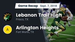 Recap: Lebanon Trail High vs. Arlington Heights  2018