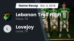 Recap: Lebanon Trail High vs. Lovejoy  2018