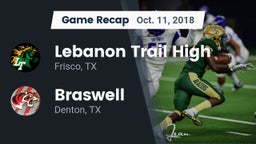 Recap: Lebanon Trail High vs. Braswell  2018