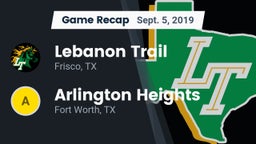 Recap: Lebanon Trail  vs. Arlington Heights  2019