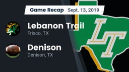Recap: Lebanon Trail  vs. Denison  2019