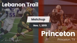 Matchup: Lebanon Trail High S vs. Princeton  2019