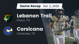 Recap: Lebanon Trail  vs. Corsicana  2020