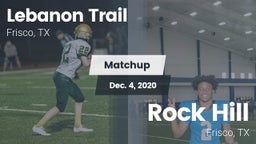 Matchup: Lebanon Trail High S vs. Rock Hill  2020