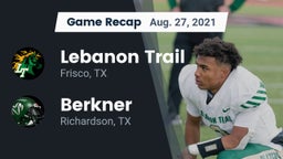 Recap: Lebanon Trail  vs. Berkner  2021