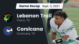 Recap: Lebanon Trail  vs. Corsicana  2021