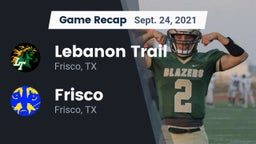 Recap: Lebanon Trail  vs. Frisco  2021