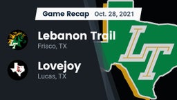 Recap: Lebanon Trail  vs. Lovejoy  2021