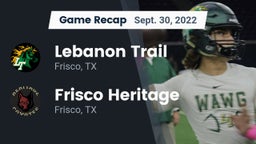 Recap: Lebanon Trail  vs. Frisco Heritage  2022