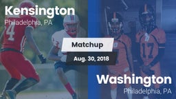 Matchup: Kensington vs. Washington  2018