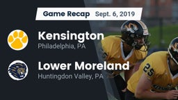 Recap: Kensington  vs. Lower Moreland  2019