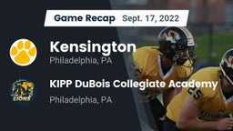 Recap: Kensington  vs. KIPP DuBois Collegiate Academy  2022